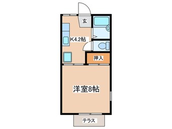 間取図 コ－ポラス湘南