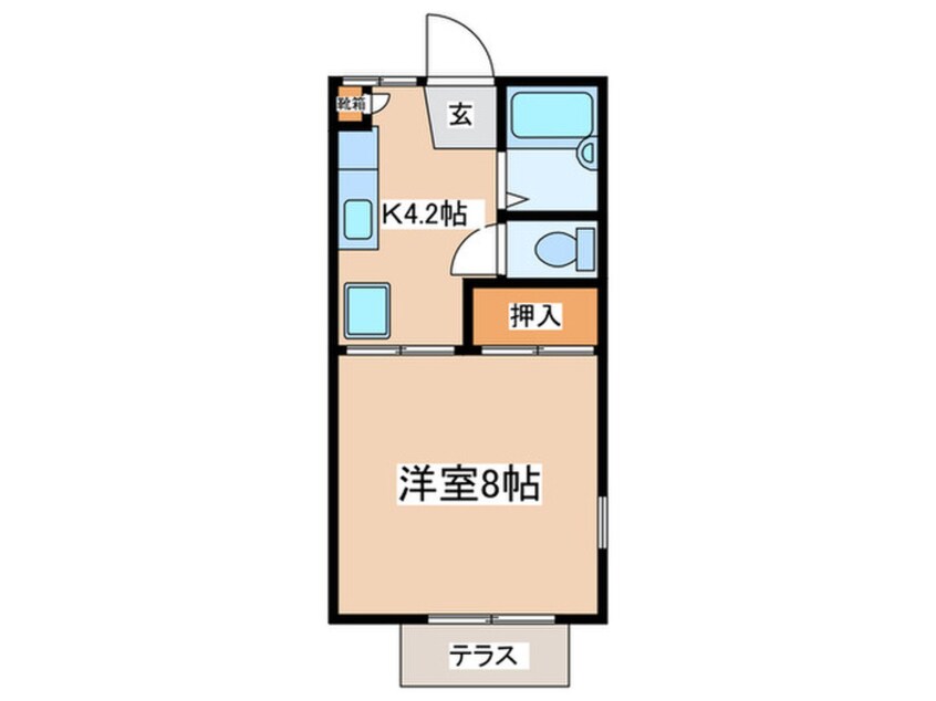 間取図 コ－ポラス湘南