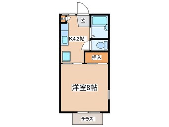 間取図 コ－ポラス湘南