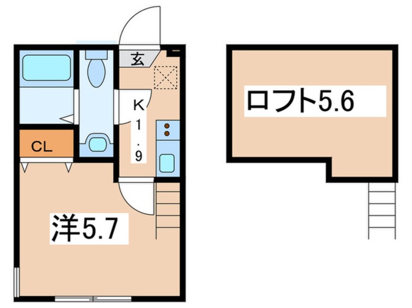 間取図 サニーガーデン中田