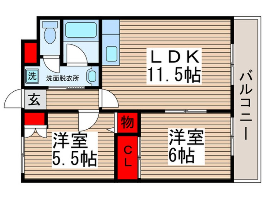 間取図 メゾン・ドゥ・レスト