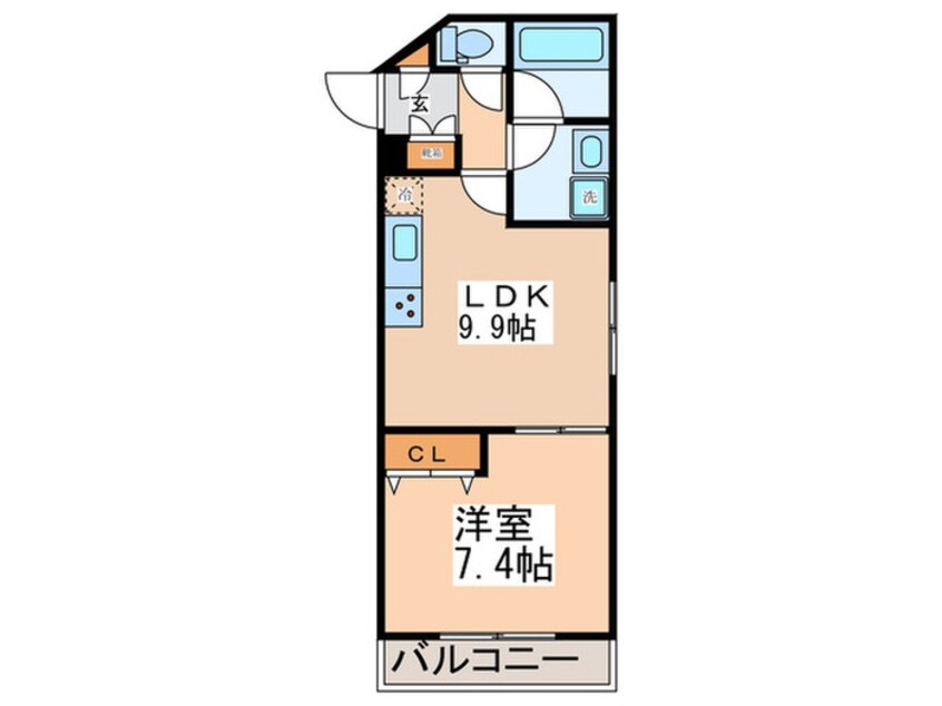 間取図 メディオ月島