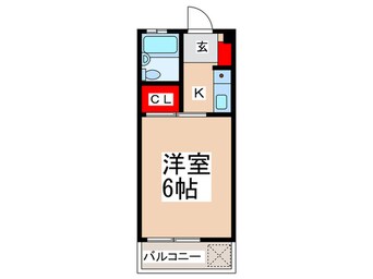 間取図 ユーコート国立