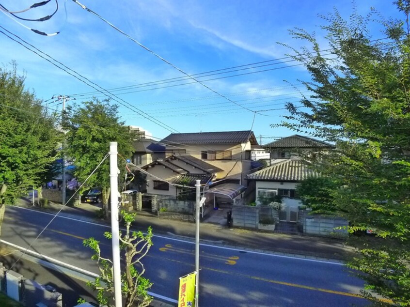 室内からの展望 山岸邸