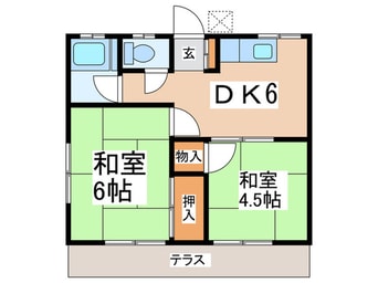 間取図 第1みのり荘