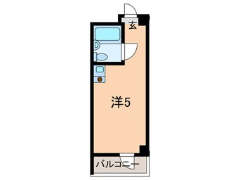 間取図 トップルーム品川（613）