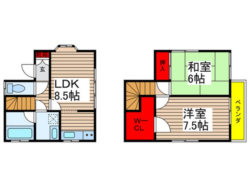 間取図 須和田1丁目戸建