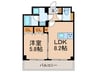 ラフィスタときわ台（102） 1LDKの間取り