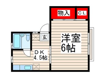 間取図 コ－ポパピヨン