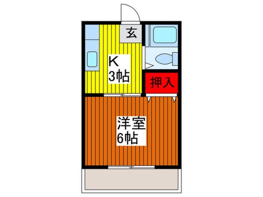 間取図 サンシティー山本