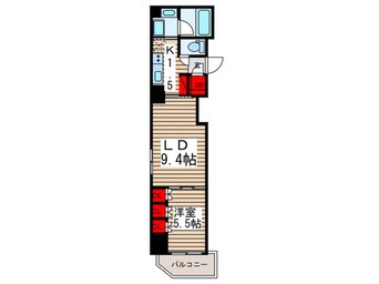 間取図 パークアクシス錦糸町ヴェール