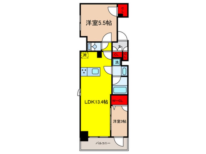 間取図 アーバネックス日本橋横山町