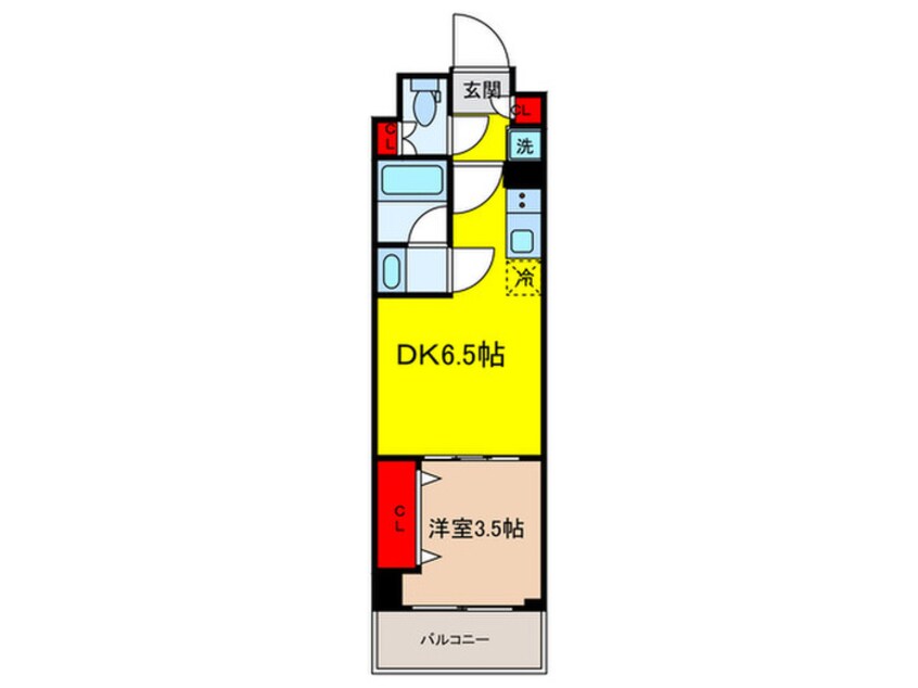 間取図 アーバネックス日本橋横山町