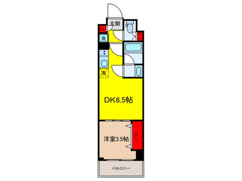 間取図 アーバネックス日本橋横山町