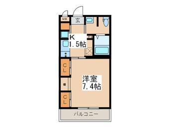 間取図 リブリ・Ｕｎｉｔｅｅ