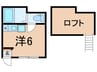 ラフィーネ新子安 1Rの間取り