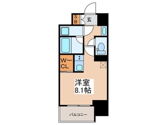 間取図 コスモグラシア蔵前