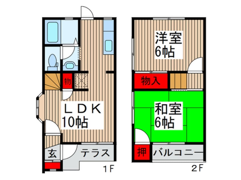 間取図 ア－バンクレスト１