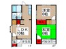 ア－バンクレスト１ 2LDKの間取り