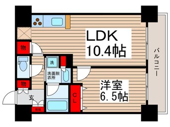 間取図 エスティメゾン大島