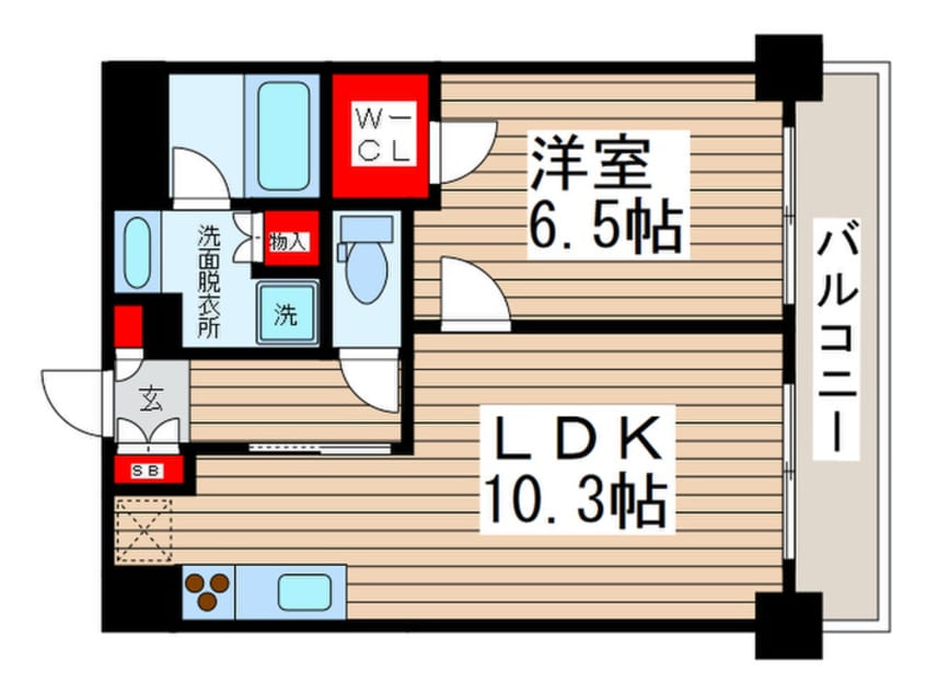 間取図 エスティメゾン大島