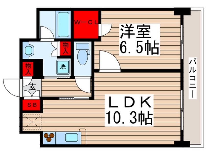 間取図 エスティメゾン大島
