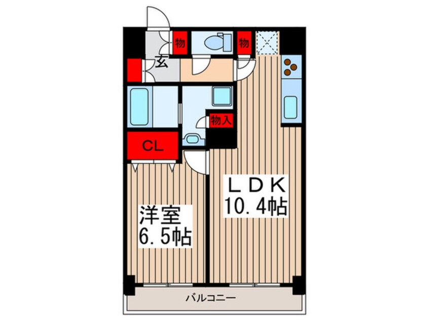 間取図 エスティメゾン大島