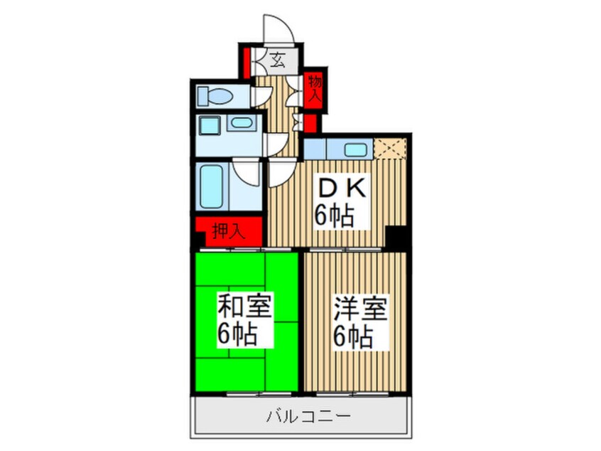 間取図 アルカディア志木