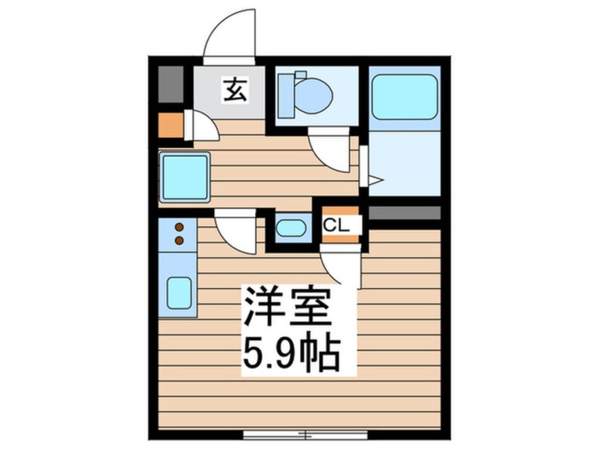 間取図 K・S武蔵関