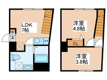 間取図 ＯｒｇｏＶｉｔａ凛　Ｂ棟