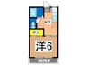第二メイユーハイツ 1Kの間取り