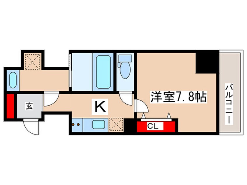 間取図 レジディア国立Ⅱ