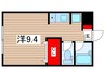 ルミナス・N 1Rの間取り