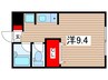 ルミナス・N 1Rの間取り