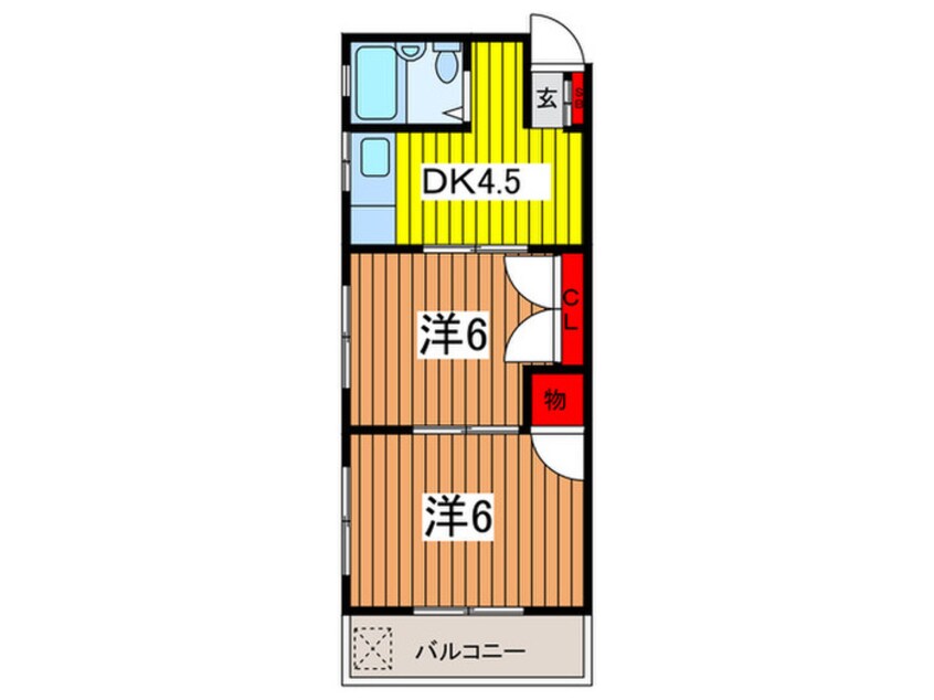 間取図 メゾンイトー