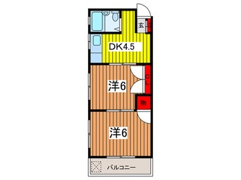 間取図 メゾンイトー