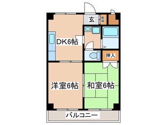 間取図 レ－ルサイドヒルズ