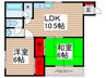 リッチモンドイン 2LDKの間取り