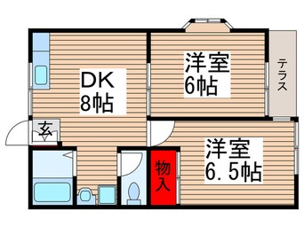 間取図 第三松喜コーポ