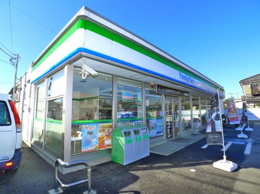 ファミリーマート野田上花輪店(コンビニ)まで407m 第三松喜コーポ