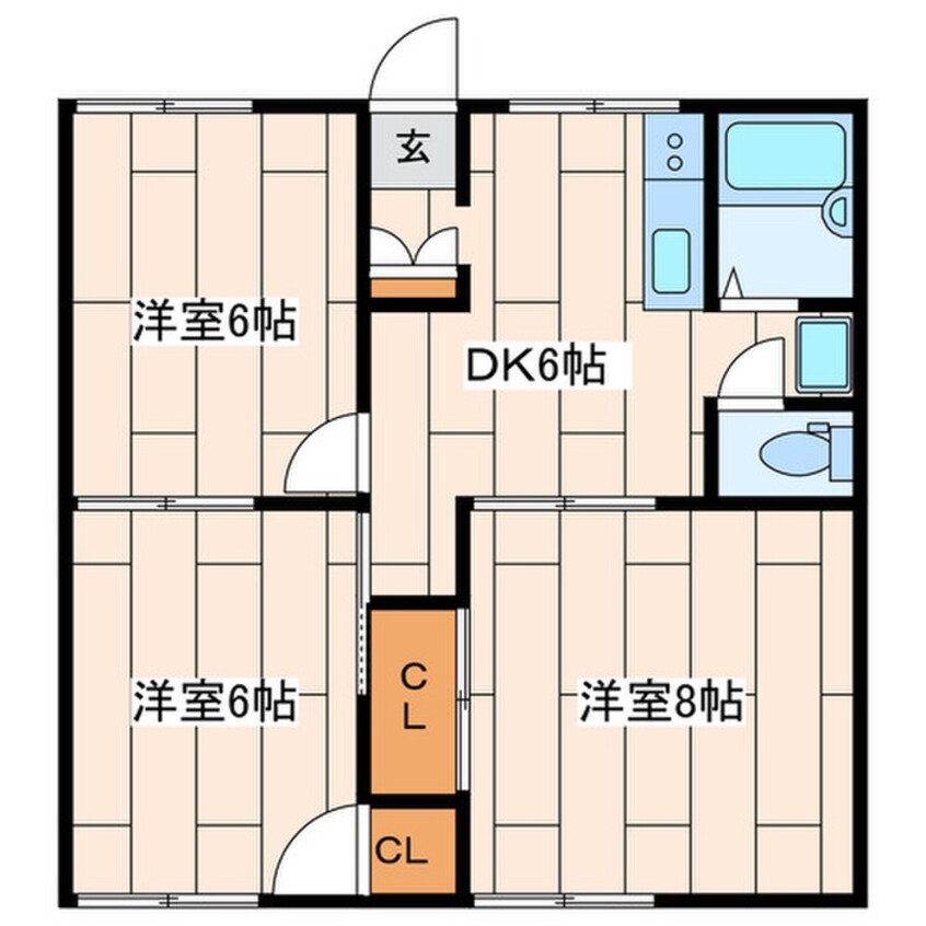 間取図 フォーレスト