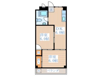 間取図 中央マンション