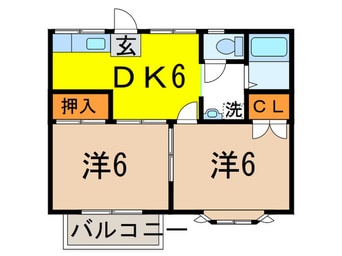 間取図 ベルレーヌ鷺沼