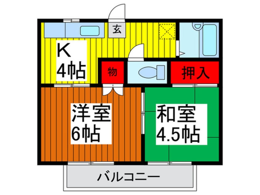 間取図 山口ハイツＢ棟