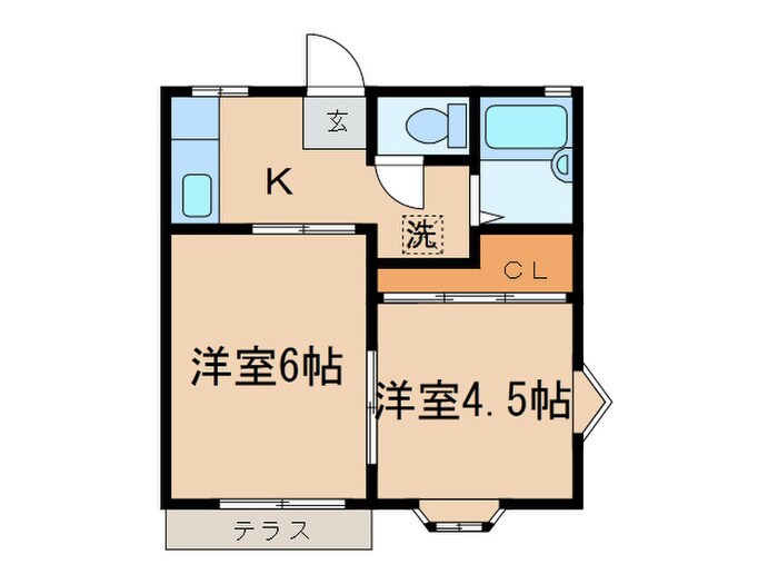 間取り図 コ－ポＫ