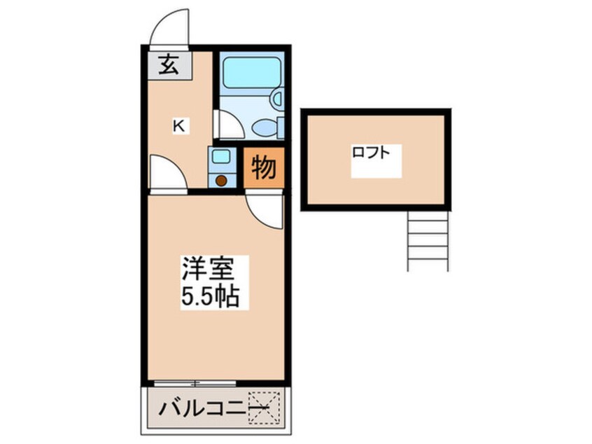 間取図 パレス瑠理