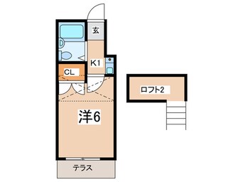 間取図 サザンステ－ジ四季美台