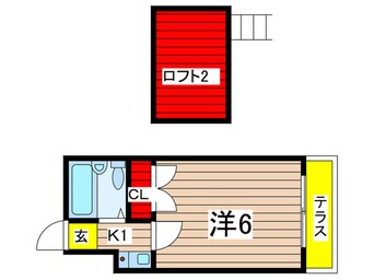 間取図 サザンステ－ジ四季美台