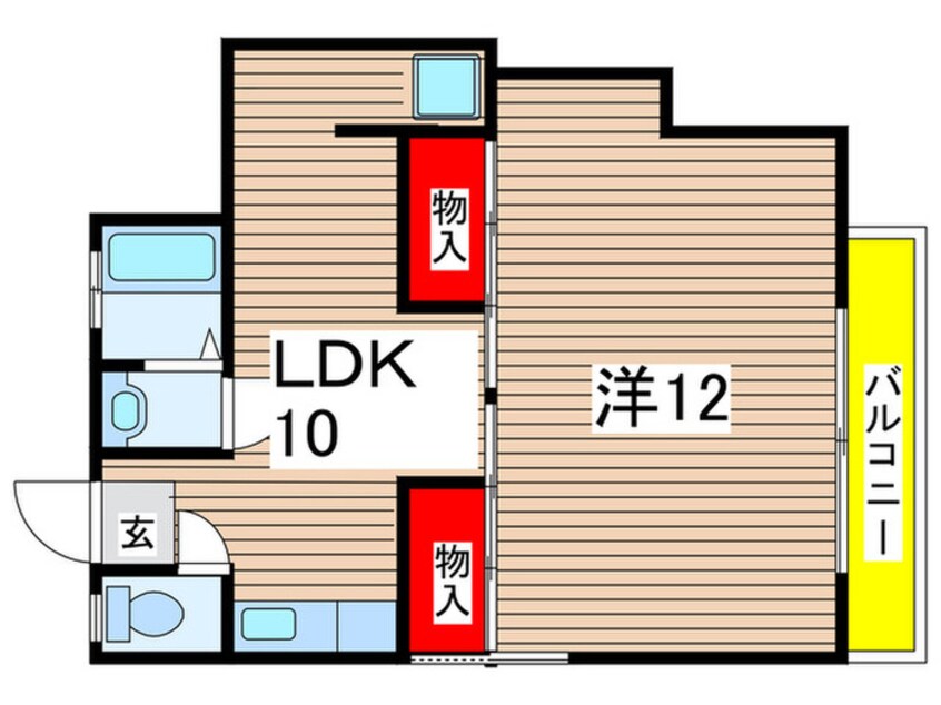 間取図 Ｋ-ＦＬＡＴ