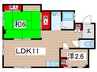 Ｋ-ＦＬＡＴ 2LDKの間取り